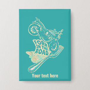 Badge Fourche dans le crash de moto routier