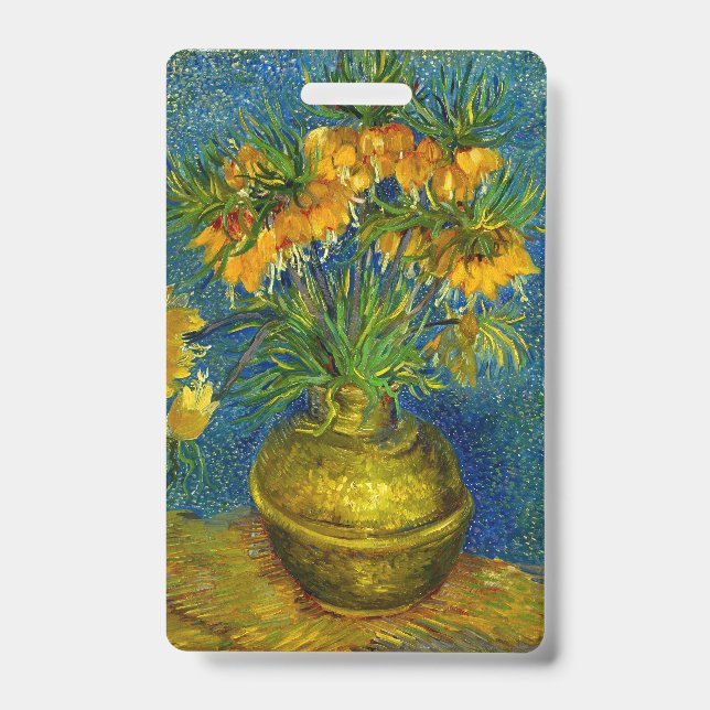 Badge Fritillaires impériales de Van Gogh  (Avant)