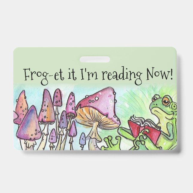 Badge Frog-et-It ! Livre d'histoire Lecture Frog (Front)