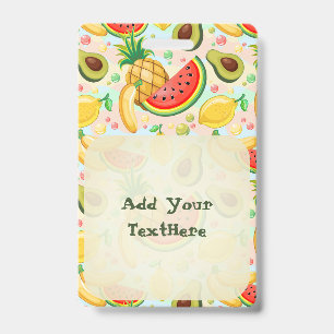 Badge Fruits d'été frais Motif