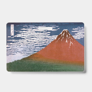 Badge Fuji rouge, volcan Aka Fujiyama Katsushika Hokusai