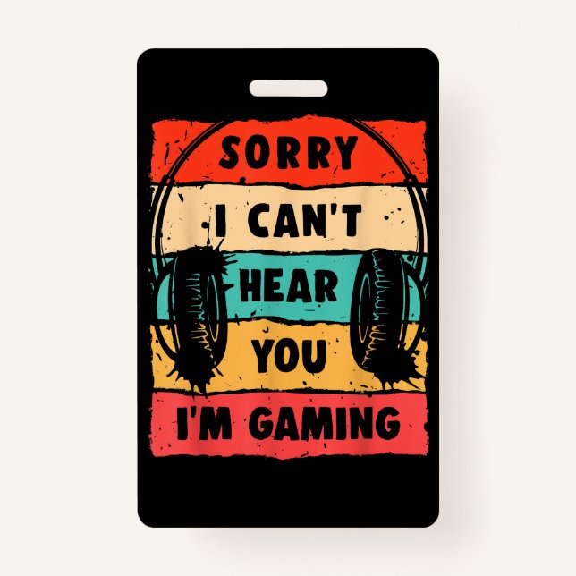 Badge Funny Gamer Shirt pour Ados garçons Jeu vidéo pour (Devant)