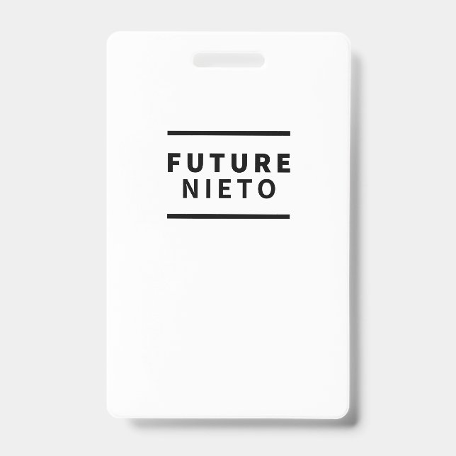 Badge Futur nieto (Avant)