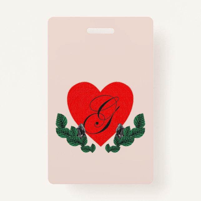 Badge G pour Gorilla (Dos)