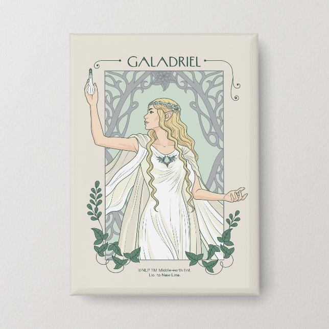 Badge Galadriel Lumière de Valinor Graphique (Recto)