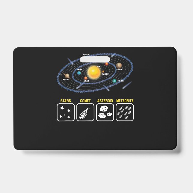 Badge Géek d'astronomie Galaxie Science Espace Spatial S (Avant)