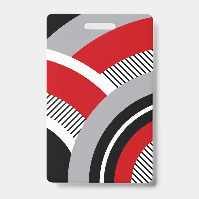 Badge Géométrie colorée (Avant)