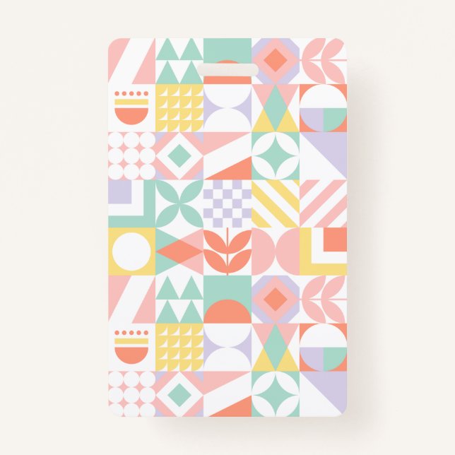 Badge géométrique n° 32 (Devant)