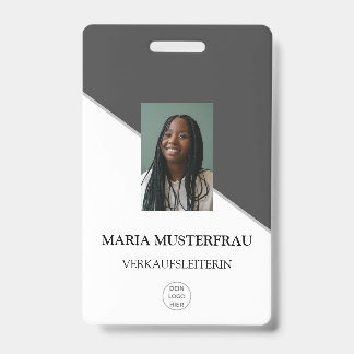 Badge Gestalte Deinen Eigenen Ausweis Vorlage