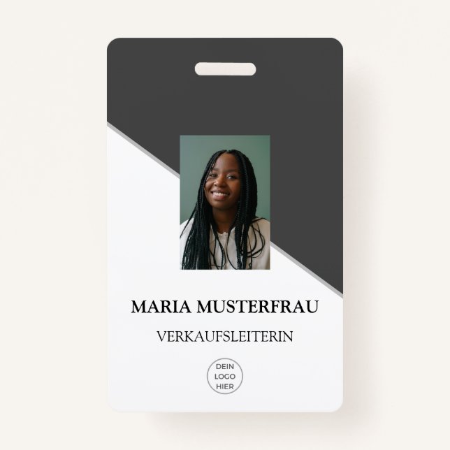 Badge Gestalte Deinen Eigenen Ausweis Vorlage (Devant)