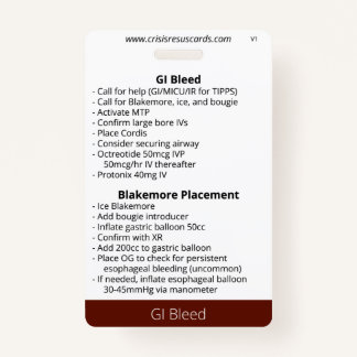 Badge GI Bleed