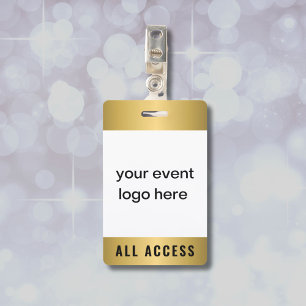 Badge Gold All Access Event Pass