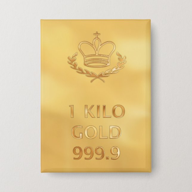 Badge Gold Bullion Bar (Recto)