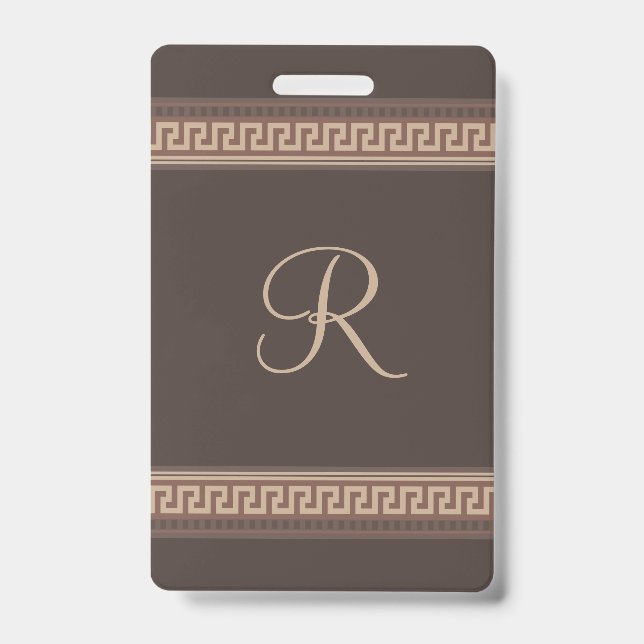 Badge Greek Key (Avant)