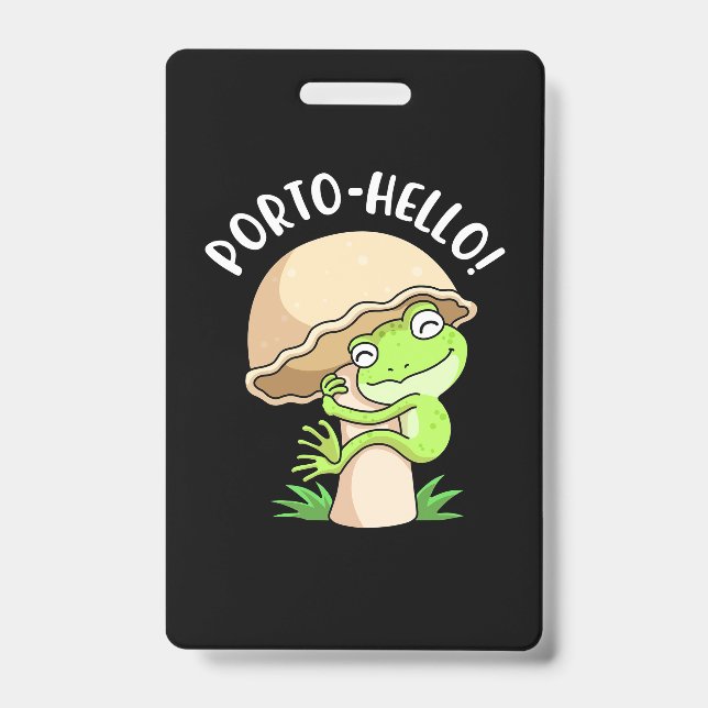 Badge Grenouille Et Champignon (Avant)