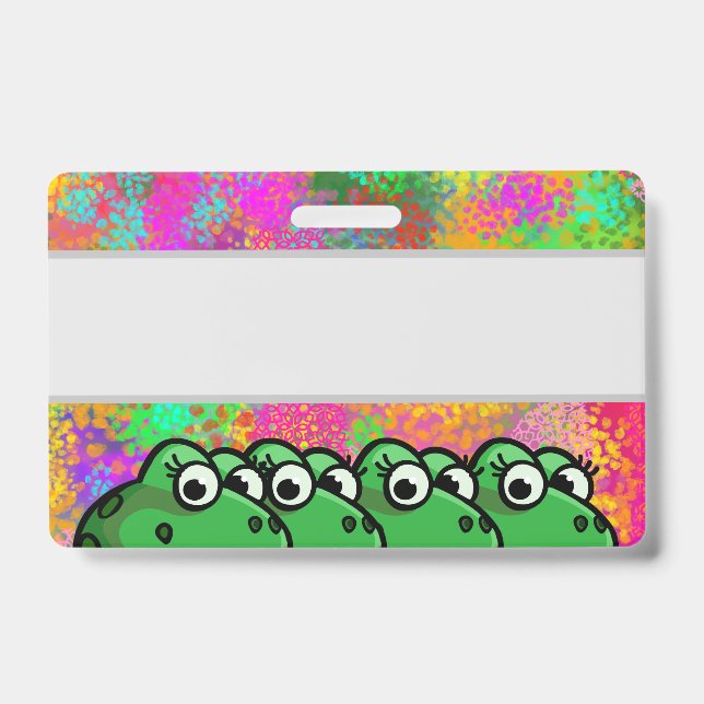 Badge Grenouilles souriantes (Avant)