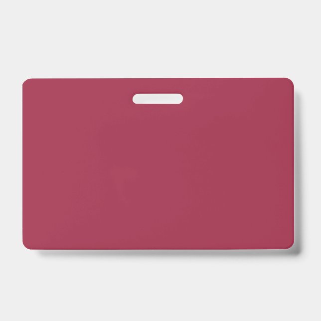 Badge Grosse goutte de rubis (uni) (Avant)