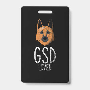 Badge GSD Lover