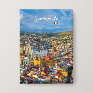 Badge Guanajuato, Mexique - Paysage urbain coloré