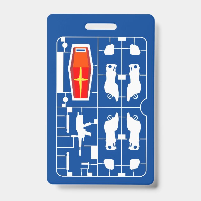 Badge gundam rx 78 amuro ray gunpla constructeur coureur (Avant)