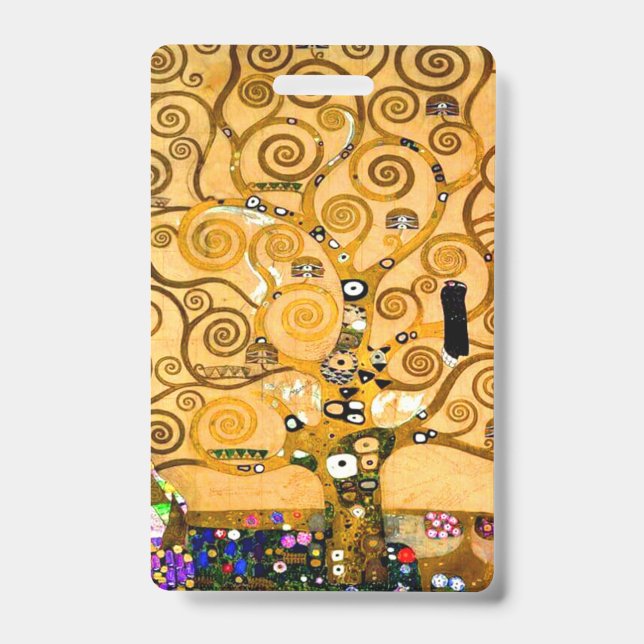 Badge Gustav Klimt Arbre de vie (Avant)