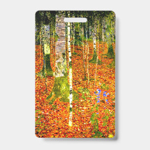 Badge Gustav Klimt Bouleaux