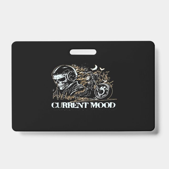 Badge Halloween drôle (Avant)