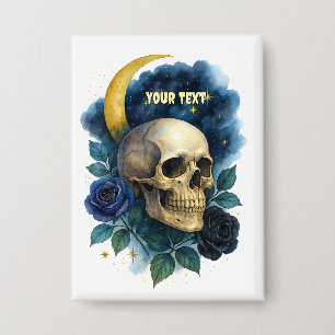 Badge Halloween Gothique Gothique Halloween Déplaisant