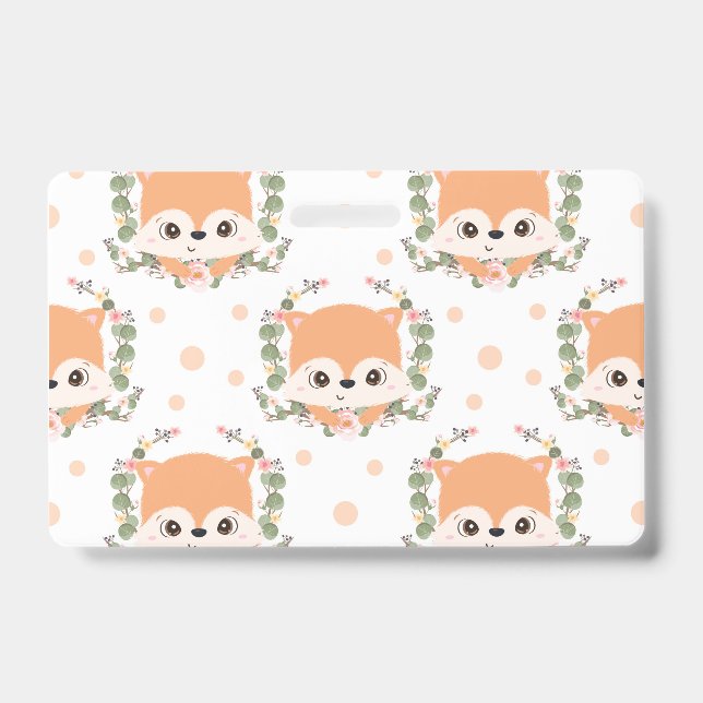 Badge Hedgehog And Flower Tattoo (Avant)