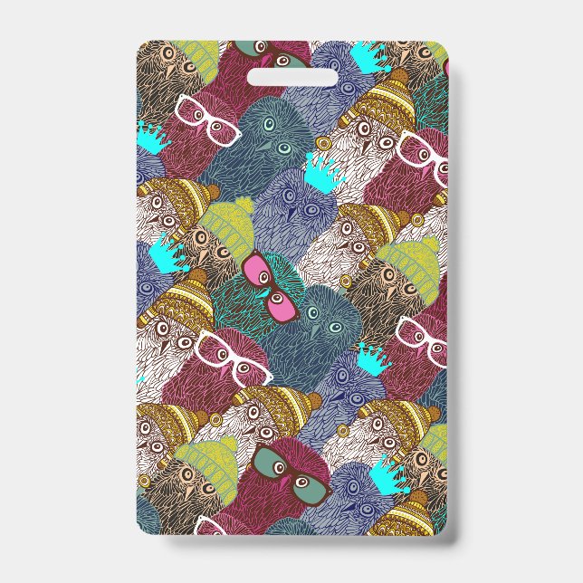 Badge Hibou en couronne (Avant)