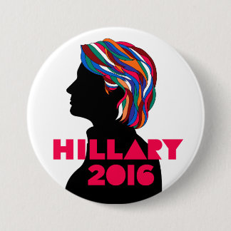 Badge Hillary 2016 : Rétro bouton de conception