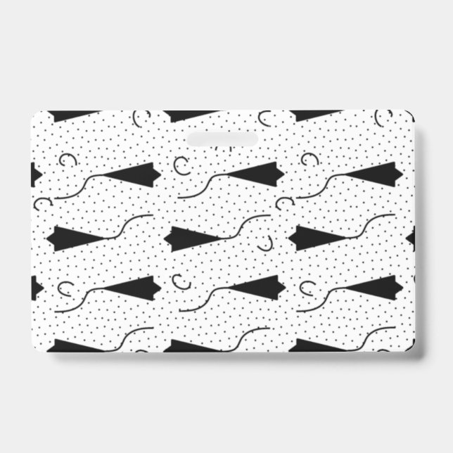 Badge Horizontal, Gris Quill (Avant)