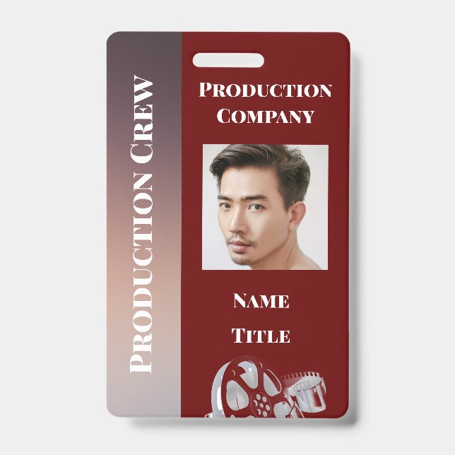 Badge ID de production (Avant)