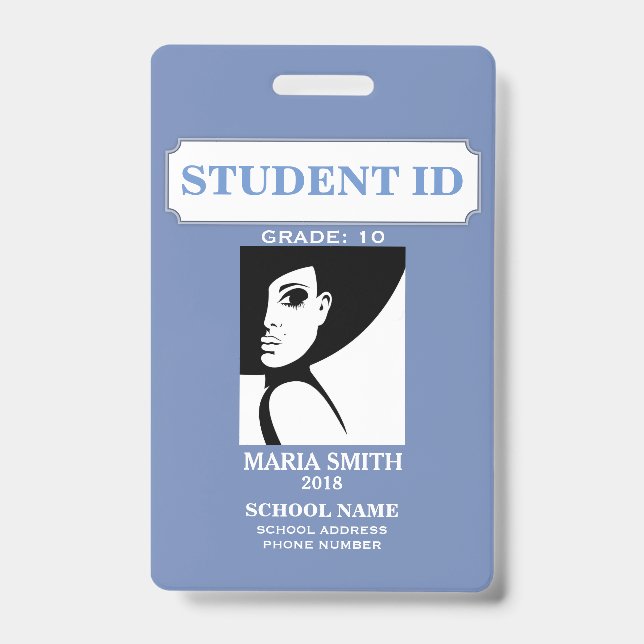 BADGE ID ÉTUDIANT (Face)