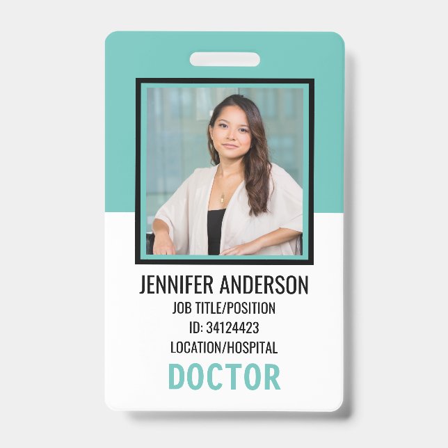 Badge ID médical de l'hôpital (Avant)