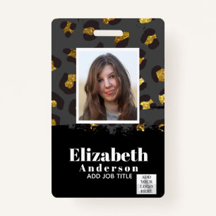 Badge ID PHOTO - Employé VIP Pass Fille Posters de anima