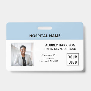 Badge ID photo Médicale simple essentiel
