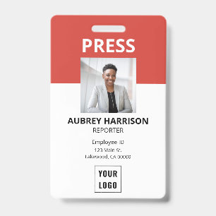 Badge ID photo simple Press