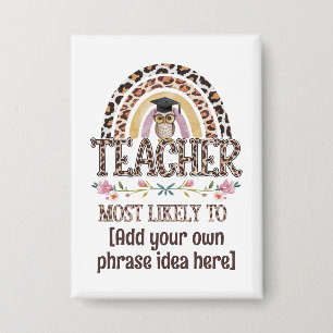 Badge Idées Cadeaux 🎓 Enseignant : Les Plus Susceptible