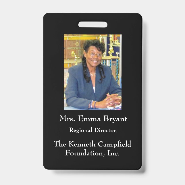 Badge Identifiant de l'entreprise (Avant)