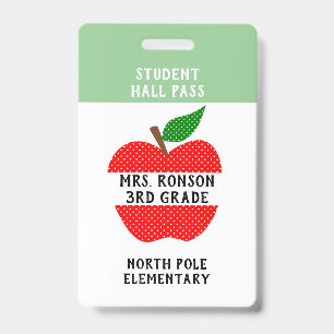 Badge Identifiant d'enseignant Apple enseignant ou carte