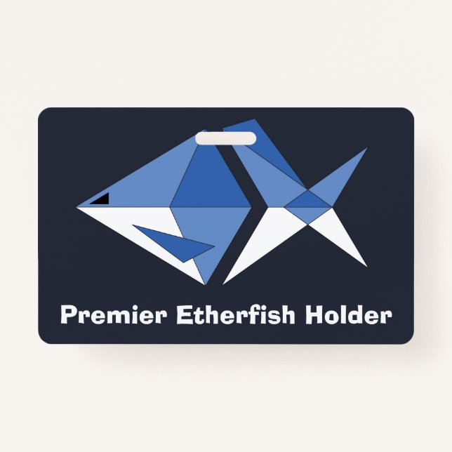 Badge Identifiant Premier Etherfisher (Devant)