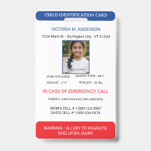 Identification Photo Simple d'Urgence pour Enfant
