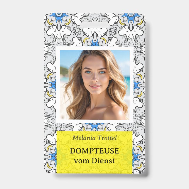 Badge Identité d'entreprise Grand Danois (Avant)