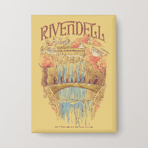 Badge Illustration aquarelle de la Fellowship de RIVENDe