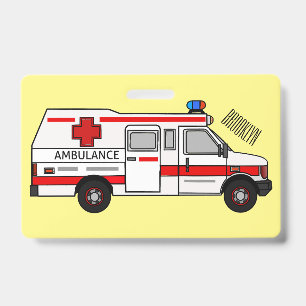 Badge Illustration d'ambulance