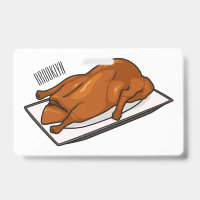 illustration de dessin animé de canard laqué