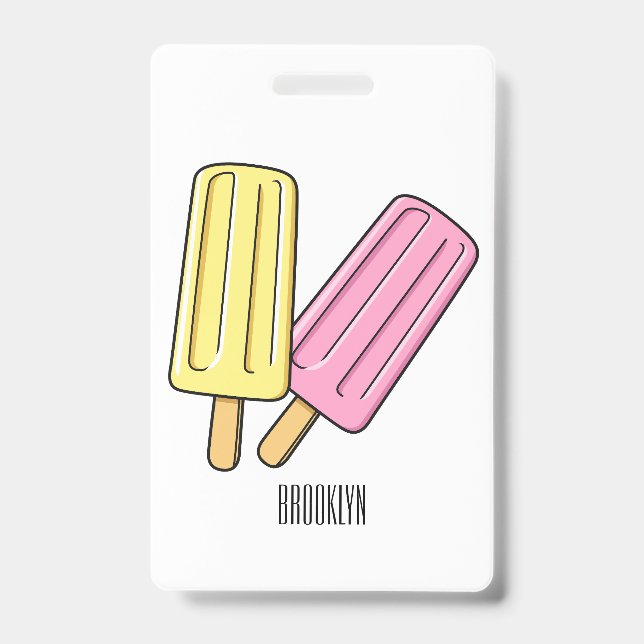 Badge Illustration de Ice pop (Avant)