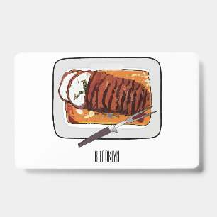 Badge Illustration de poitrine de dinde rôtie