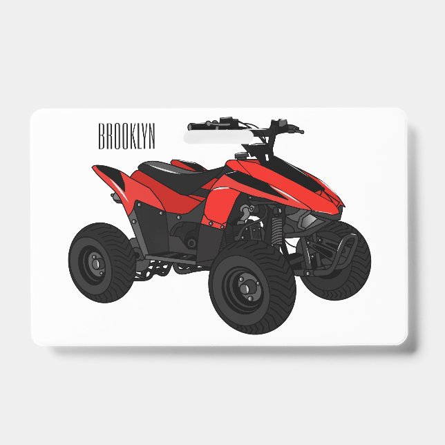 Badge Illustration de Quad bike atv (Avant)